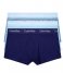 Calvin Klein Boxershort Low Rise Trunk 3pk Hydrangea Blue/Stripe/Purple Fuss (K7P)